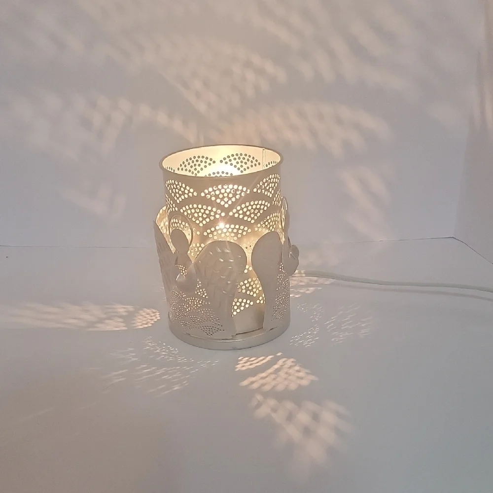 Tin Silver Angel Motif Accent Light.